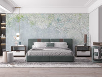 Vintage floral wallpaper for calm bedrooms