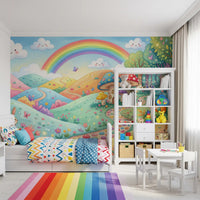 Enchanted Meadow Wildlife Wonderland Wall Mural