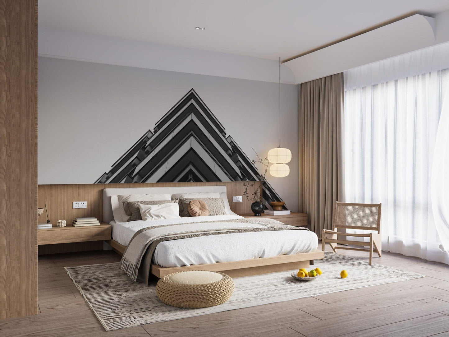 3D Building Wallpaper Mural - Giffywalls