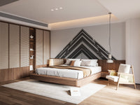 Stylish Grey Concrete 3D Building Wallpaper Mural
