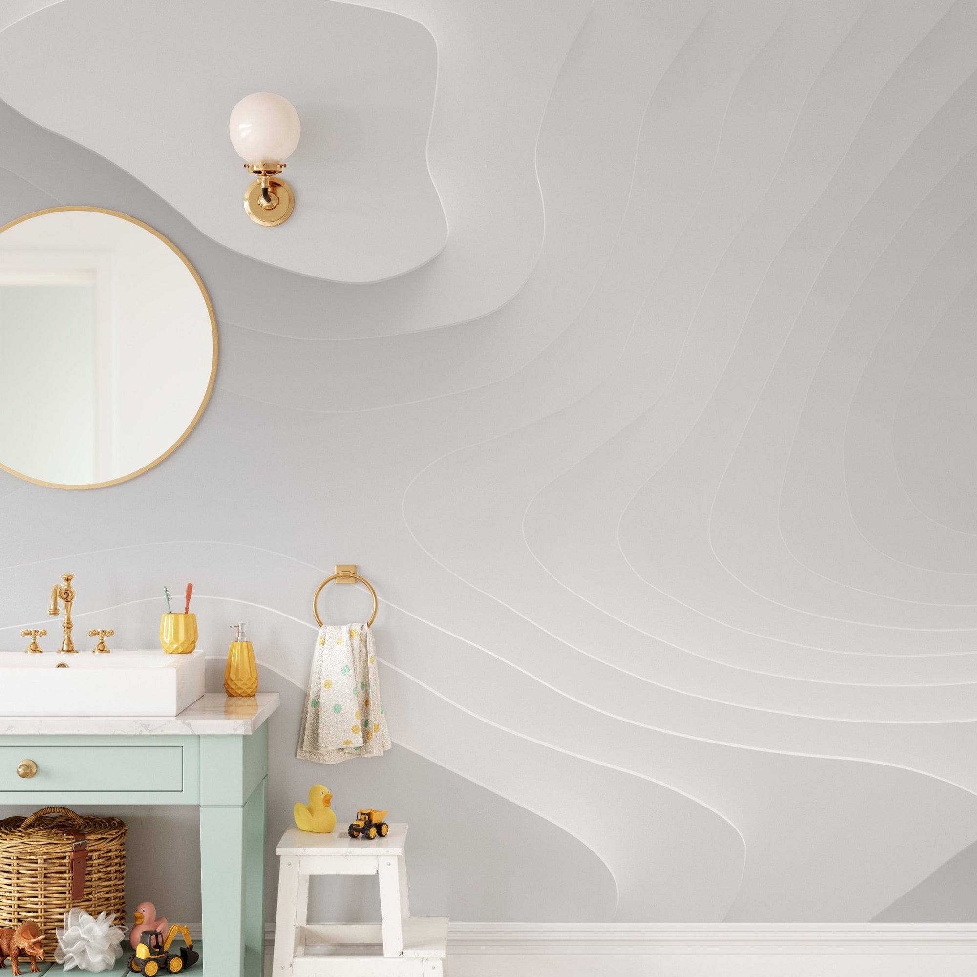 Textured crumbled paper wallpaper design A688
