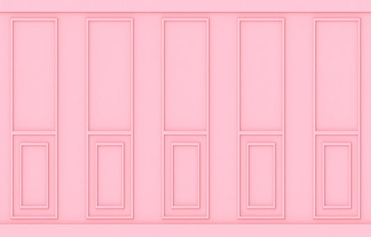 Soft Pink Wood Panel Wallpaper Mural