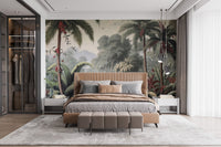 Dense Rain Forest Trees Wallpaper Mural - Giffywalls