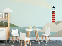 Nautical lighthouse wallpaper for walls

