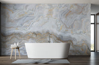 Minimalist marble wallpaper with a polished finish.