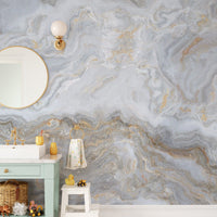 Marble Finish Wallpaper Mural - Giffywalls