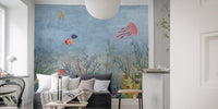 Underwater adventure wallpaper for interiors