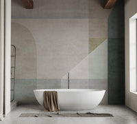 Geometric Vector Pastel Wallpaper Murals - Giffywalls