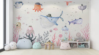 Colorful Sea Animals Adventure Wallpaper
