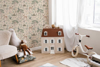 Nature-inspired woodland wallpaper print
