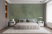 Abstract Green Watercolor Wall Mural - Giffywalls
