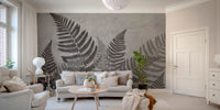 Green tropical fern wall art
