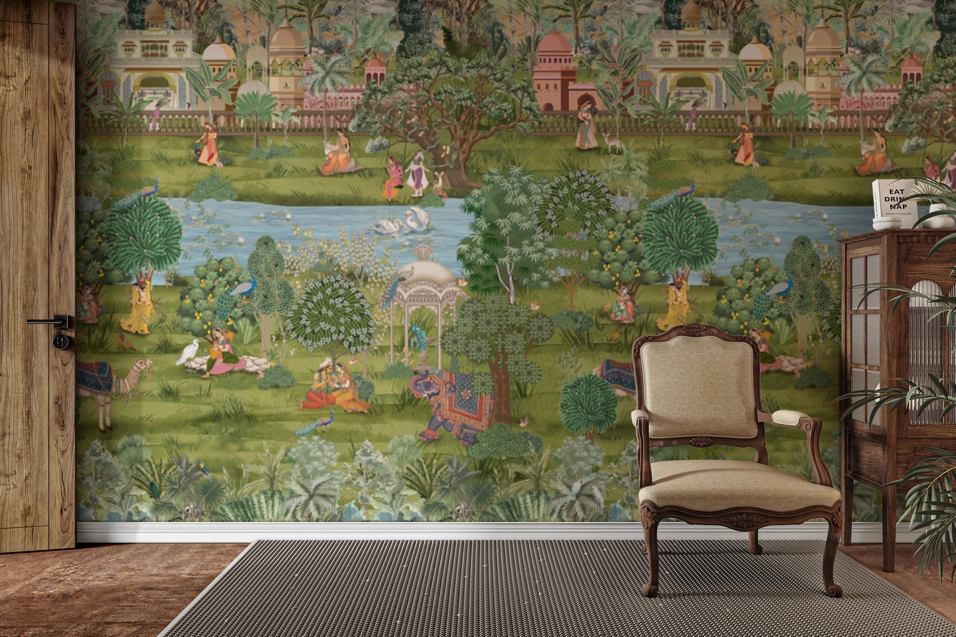 Royal serenity wall covering design

