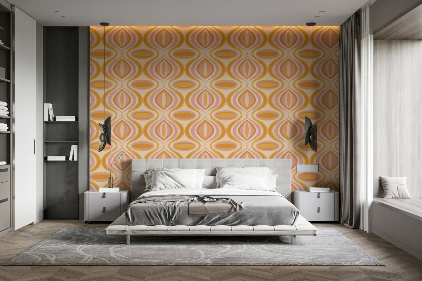 Wallpaper for walls with a peaceful, artistic feel

