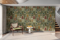 Vintage gazebo with Indian royalty

