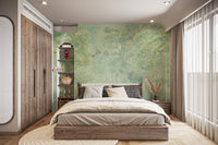 Misty forest mural for serene interiors
