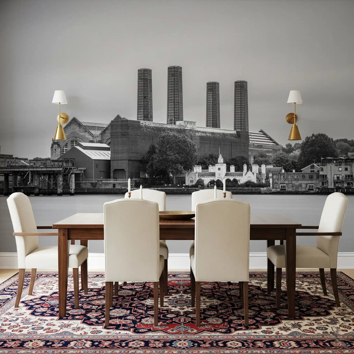 Greenwich Power Station Wall Mural