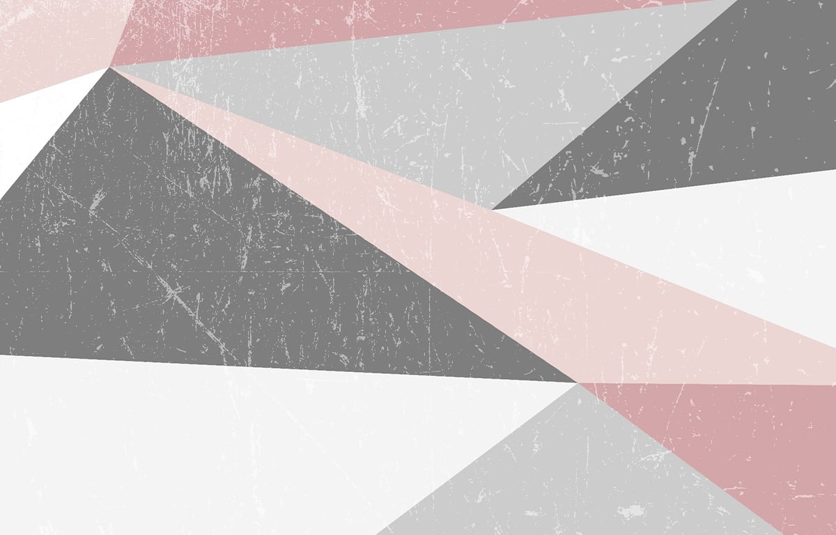 Grunge Triangle Scandinavian Wallpaper Murals
