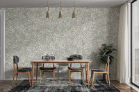 Sophisticated feather wallpaper mural
