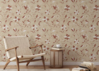 Subtle lily blossoms for walls

