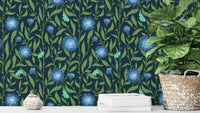 Spring Trellis Dark Green Wallpaper - Giffywalls