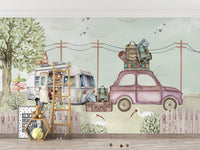 Gypsy Caravan Capers Mural - Giffywalls