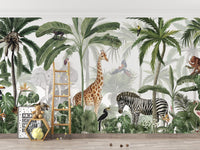 Jungle Jive Mural Wallpaper - Giffywalls