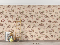 Scandinavian-style hedgehog wall décor
