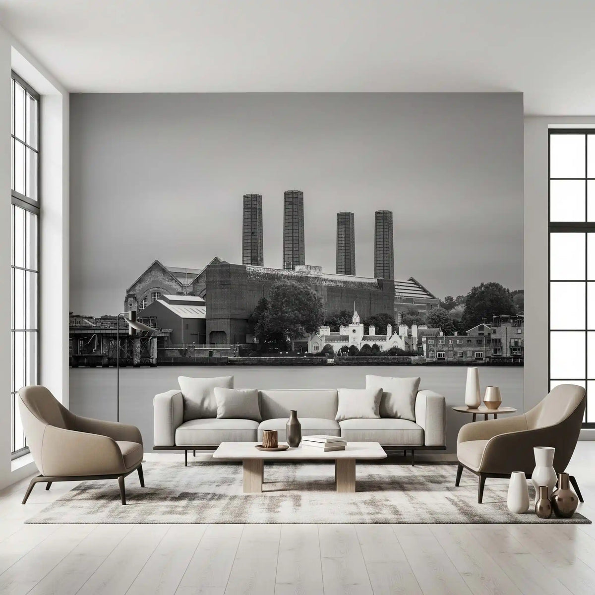 Greenwich Power Station Wall Mural