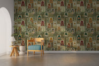 Mughal queen in gazebo wallpaper

