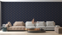Golden pattern wallpaper with elegance
