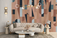 Chromatic Puzzle Wall Mural - Giffywalls