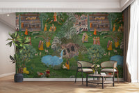 Krishna Leela story in artistic form

