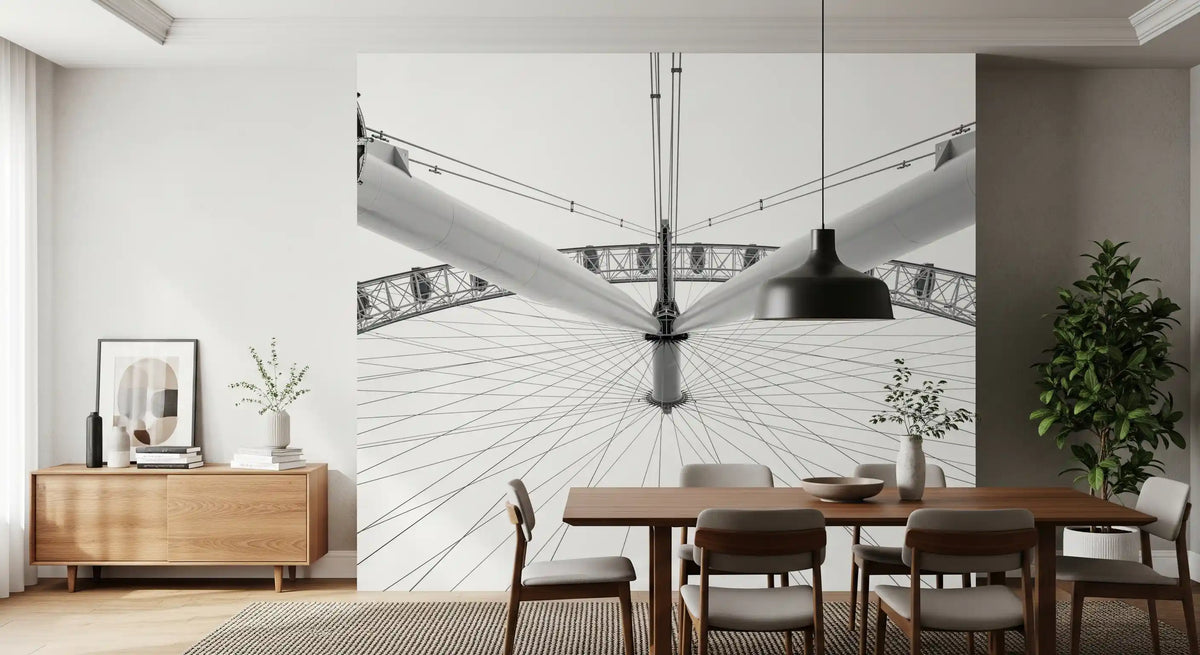 Architectural Steel Symmetry Wall Mural