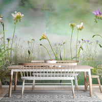 Stunning green freesia flower wallpaper for a fresh, natural vibe.