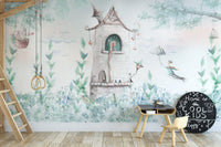 Fairytale Princess Girls Room Mural - Giffywalls
