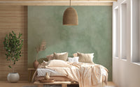 Abstract Green Watercolor Wall Mural - Giffywalls