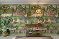 Indian palace courtyard wall design

