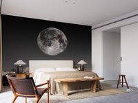 Black and white night sky wallpaper art
