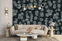 Eucalyptus Gray Leaves wallpaper mural - Giffywalls
