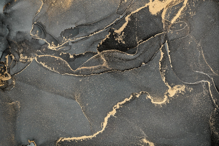 Dark Grey Alcohol Art Wallpaper Mural