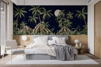 Tropical Night Sky Wallpaper Mural - Giffywalls