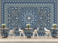 Elegant Persian carpet wallpaper mural design