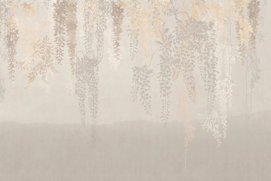 Elysian Autumn Leaf Cascade Wallpaper Mural