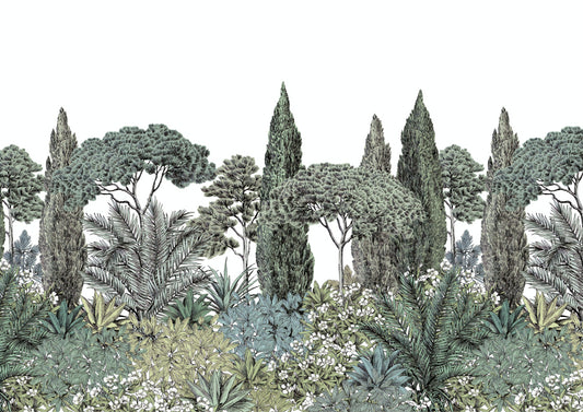 Forest Garden Bloom Wallpaper mural