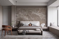 Brown marble textured wallpaper mural - Giffywalls