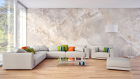 Luxury Beige Onyx Marble Design Wallpaper - Giffywalls