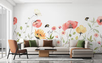 Watercolor Wildflower Wallpaper - Giffywalls