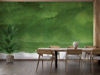 Dark Green Peel and Stick Wallpaper Mural - Giffywalls