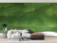 Dark Green Peel and Stick Wallpaper Mural - Giffywalls